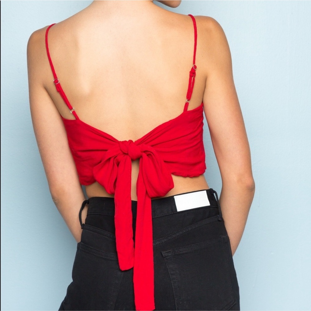 BRANDY RED KIMBERLEY TOP